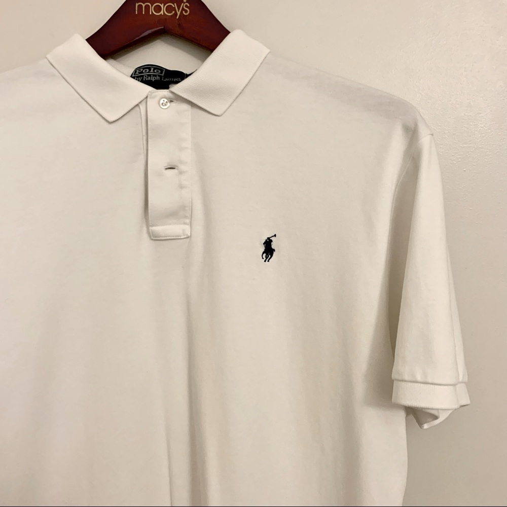 Polo Ralph Lauren Men's Classic Fit Soft Cotton Polo L White